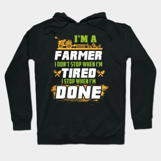 I'm A Farmer Funny Farming Hoodie